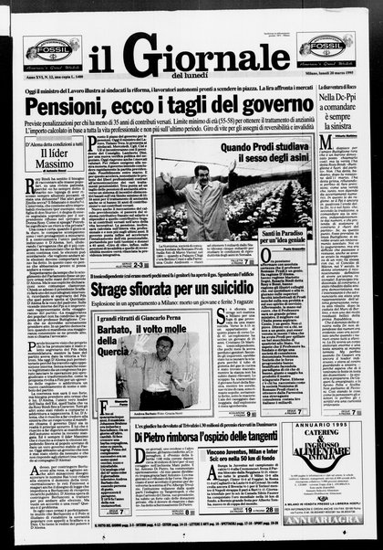 Il giornale del lunedi